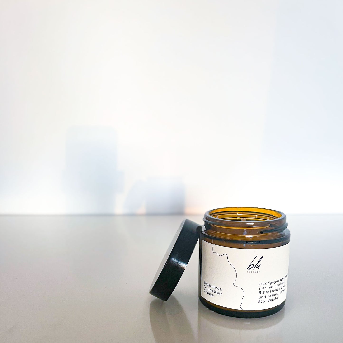 Zedernholz • Perubalsam • Orange - Kerze mit ätherischen Ölen