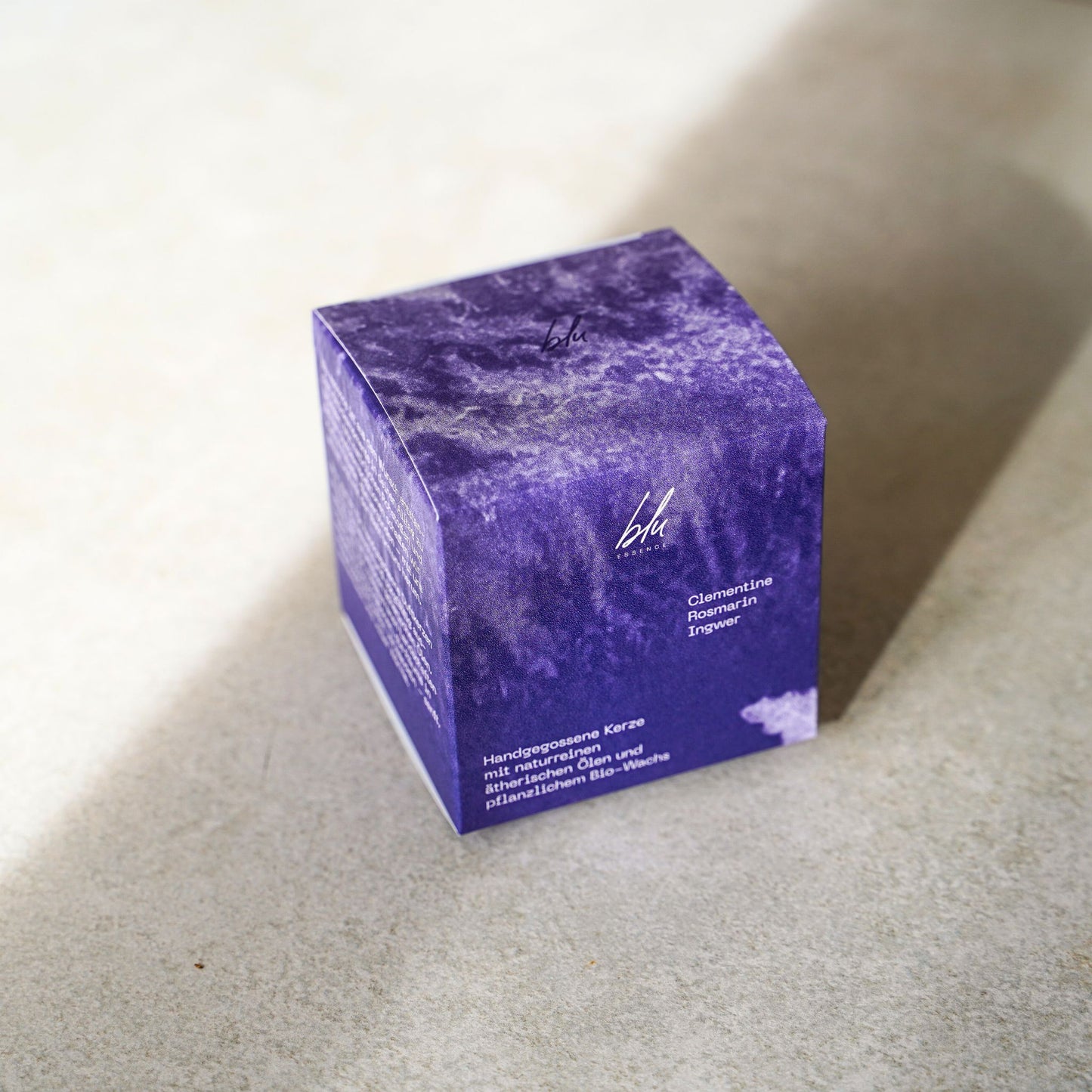 Clementine • Rosmarin • Ingwer - Kerze mit ätherischen Ölen