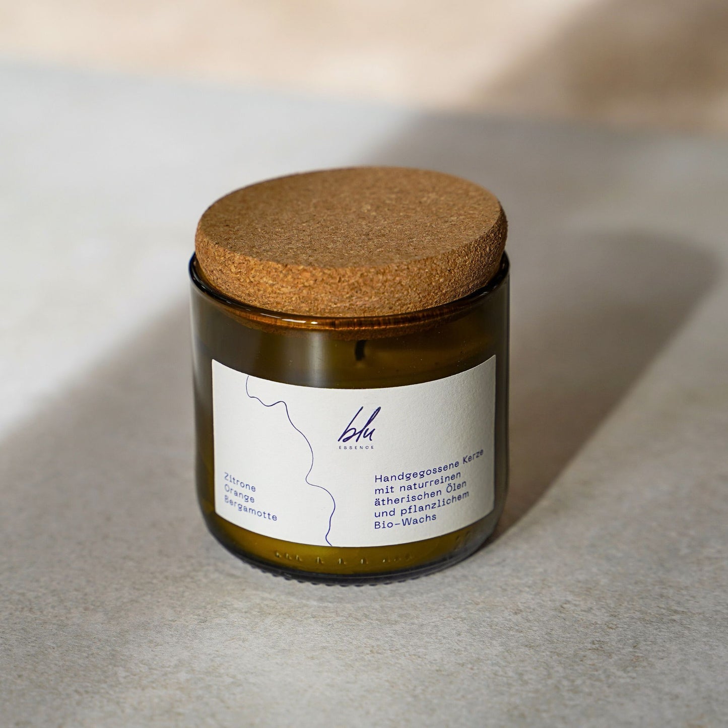 Zitrone • Orange • Bergamotte - Kerze mit ätherischen Ölen