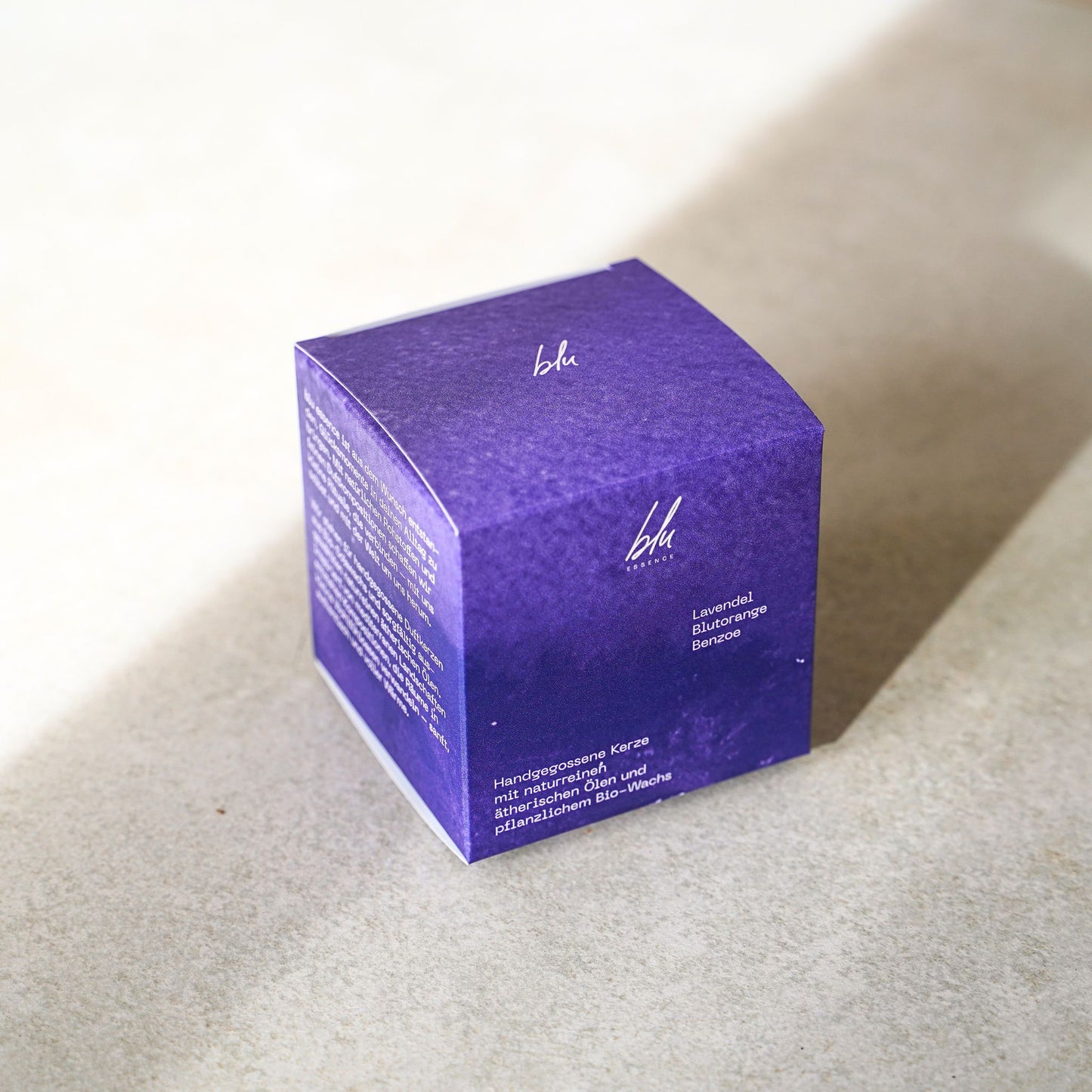 Lavendel • Blutorange • Benzoe - Kerze mit ätherischen Ölen