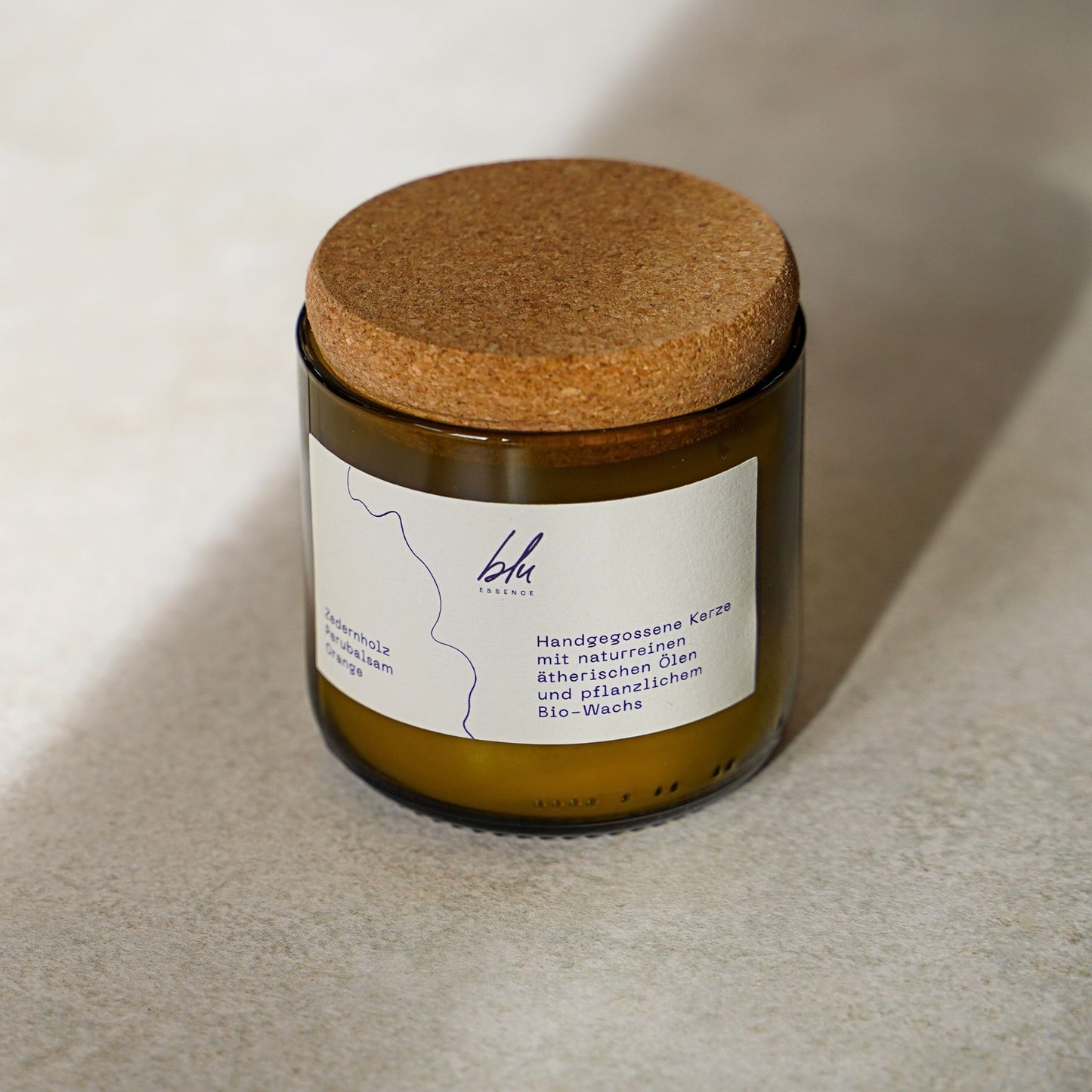 Zedernholz • Perubalsam • Orange - Kerze mit ätherischen Ölen