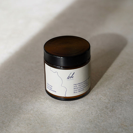 Zitrone • Orange • Bergamotte - Kerze mit ätherischen Ölen