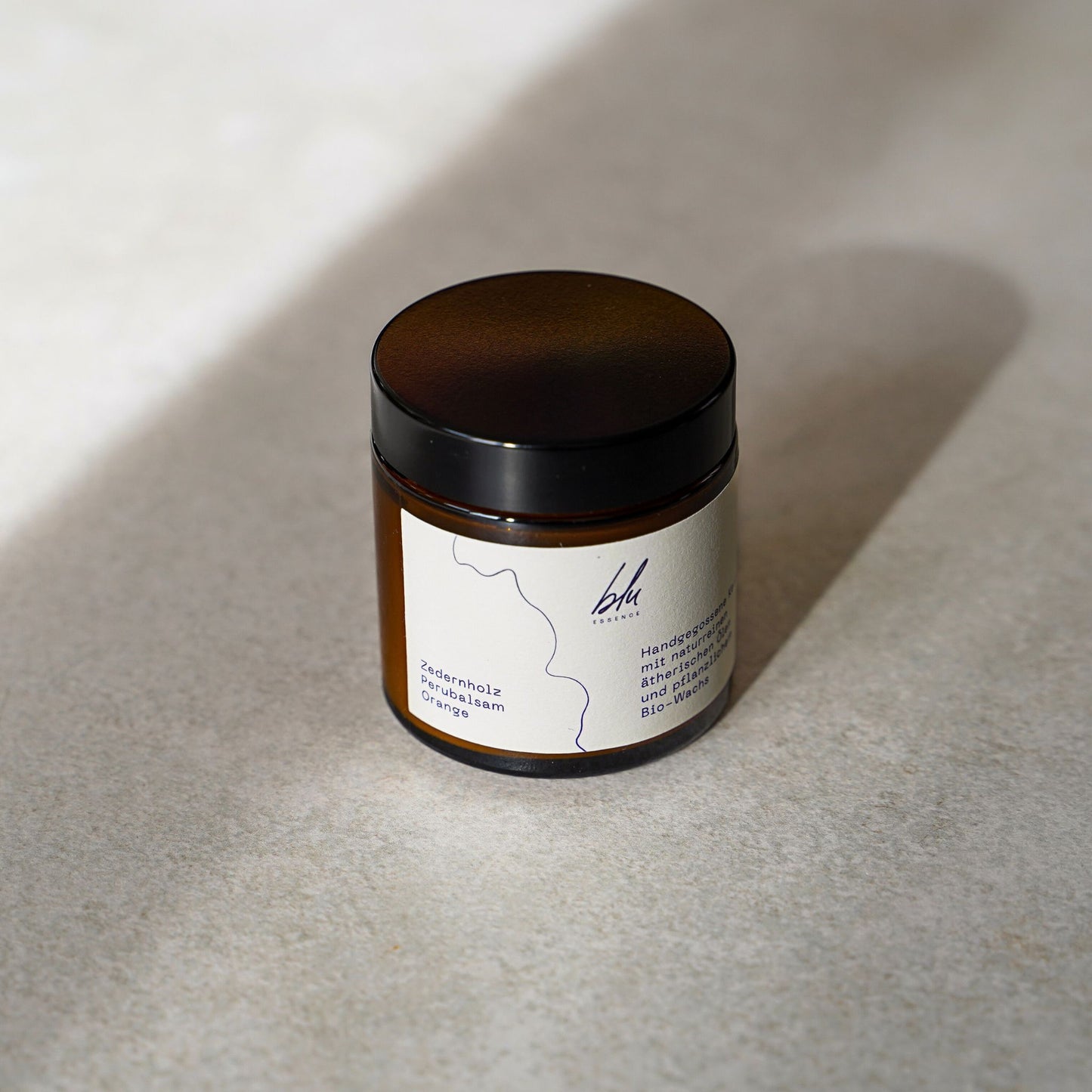 Zedernholz • Perubalsam • Orange - Kerze mit ätherischen Ölen