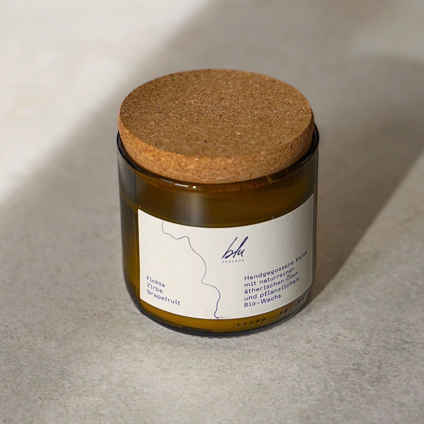 Fichte • Zirbelkiefer • Grapefruit - Kerze mit ätherischen Ölen