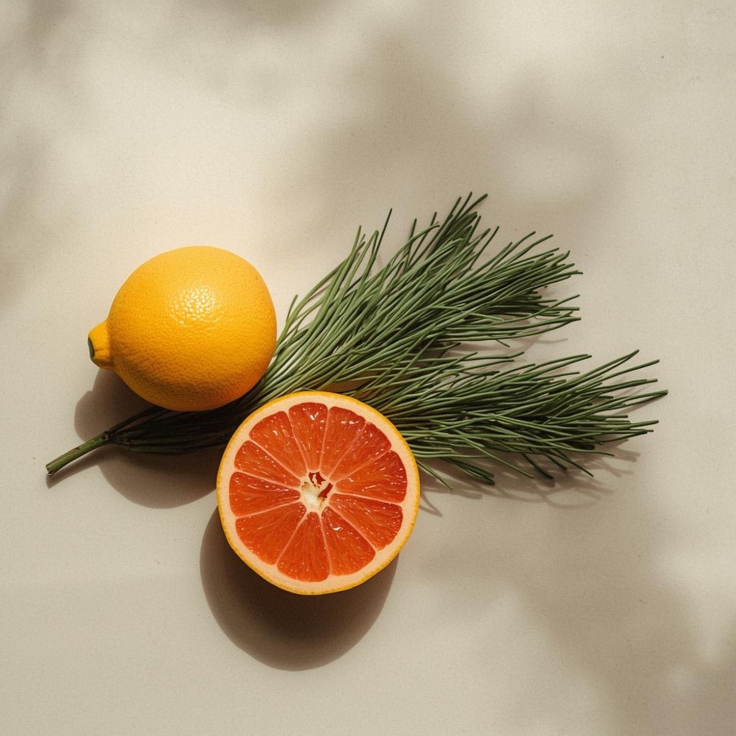 Fichte • Zirbelkiefer • Grapefruit - Kerze mit ätherischen Ölen