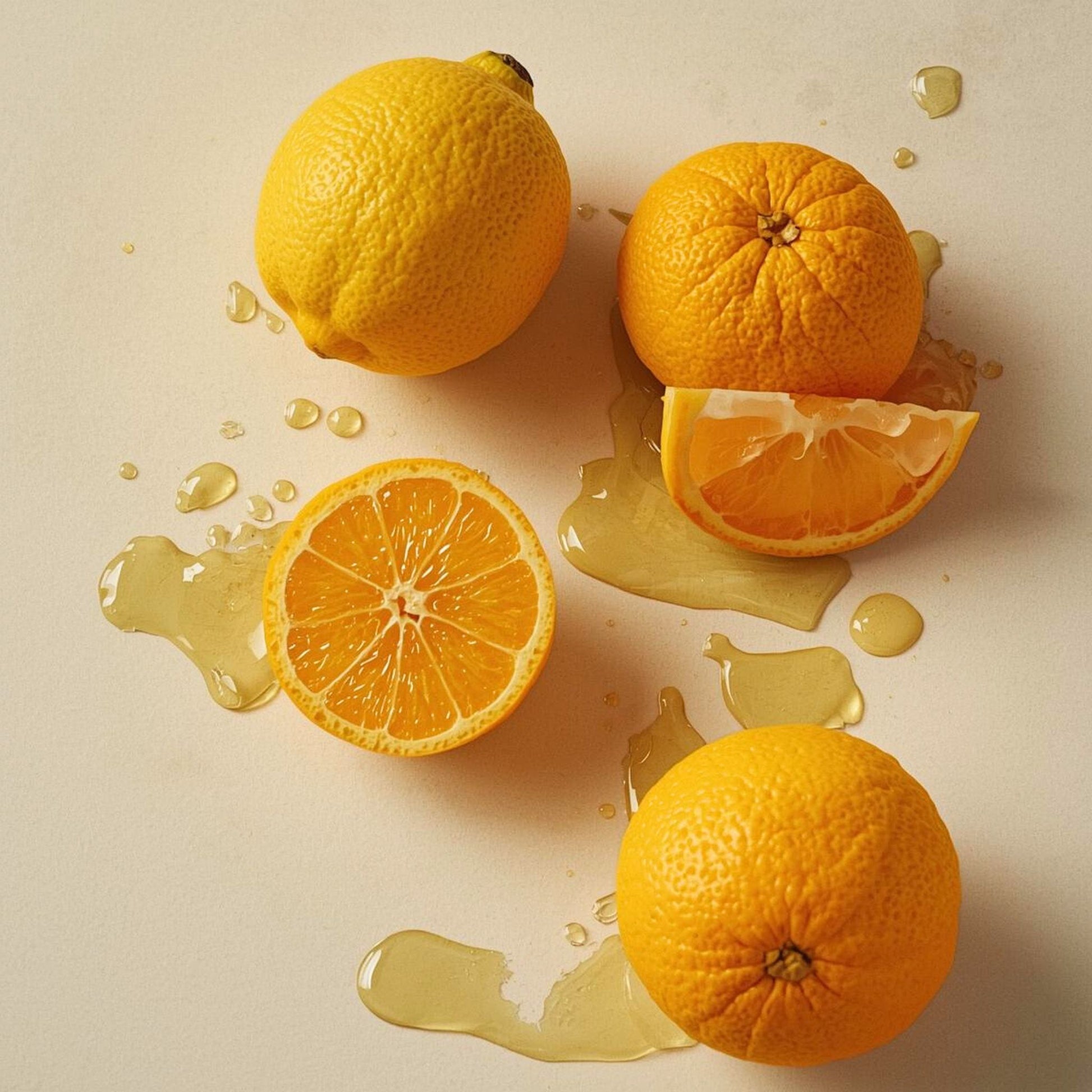 Ätherische Öle aus Zitronen, Orangen und Bergamotte