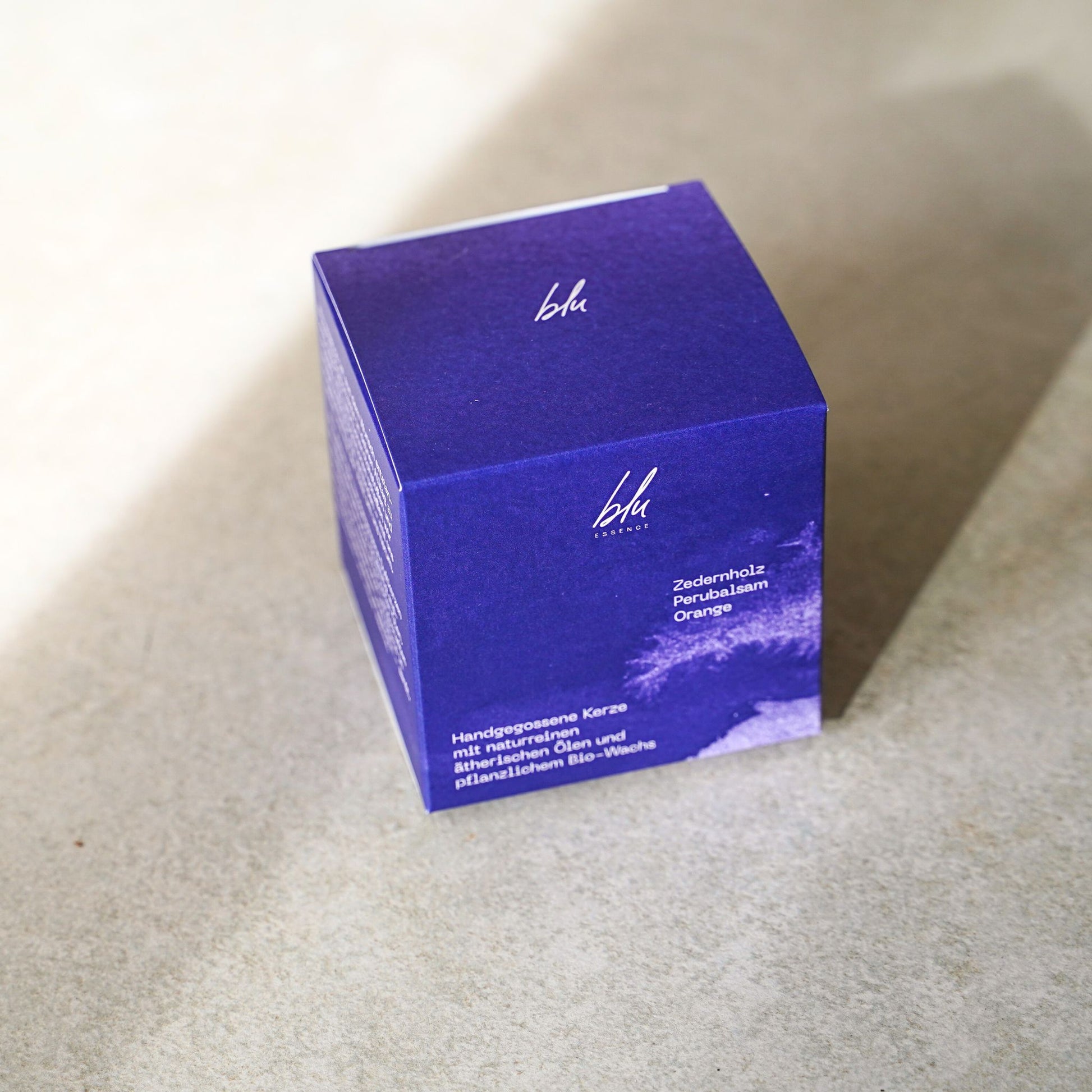 Verpackung natürliche Duftkerze mit ätherischen Ölen